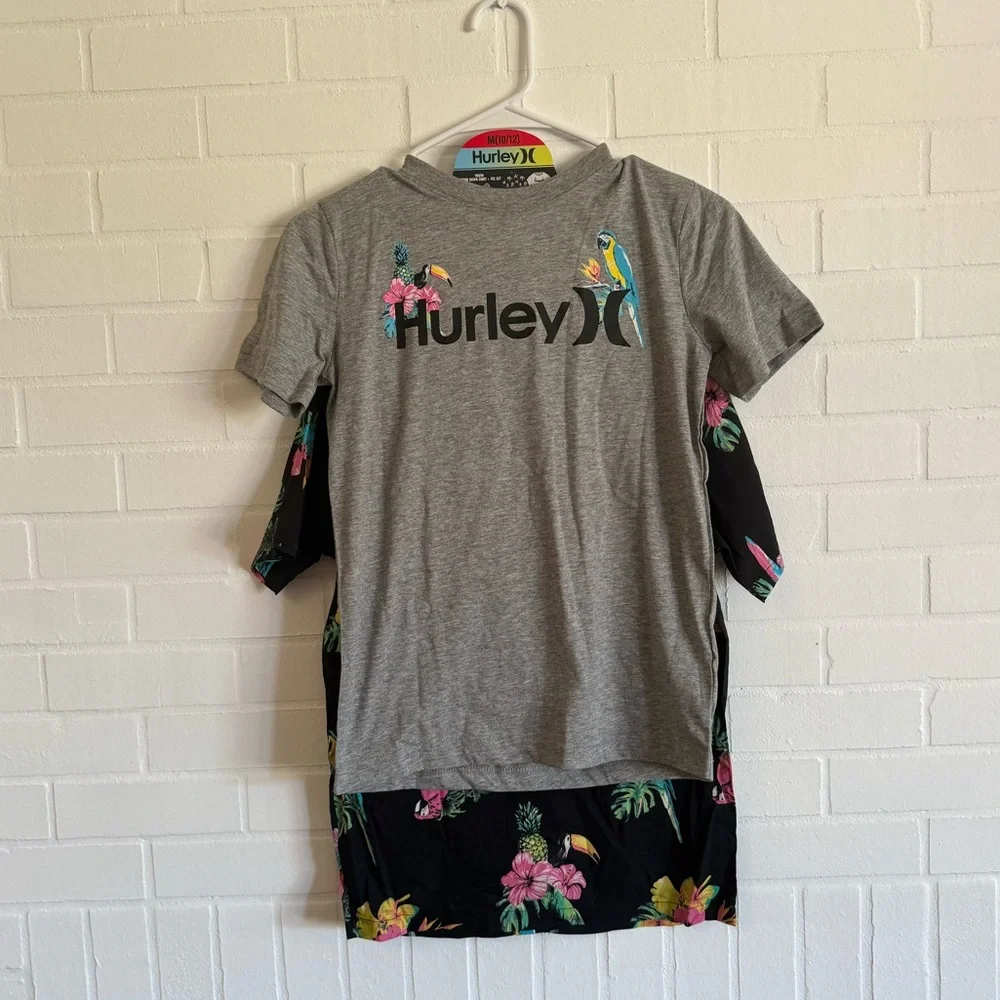 NWT Boys Hurley 2 Piece Shirt Set - Picture 7 of 13